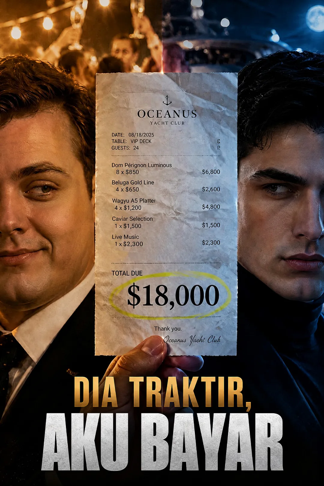 Poster Dia Traktir, Aku Bayar