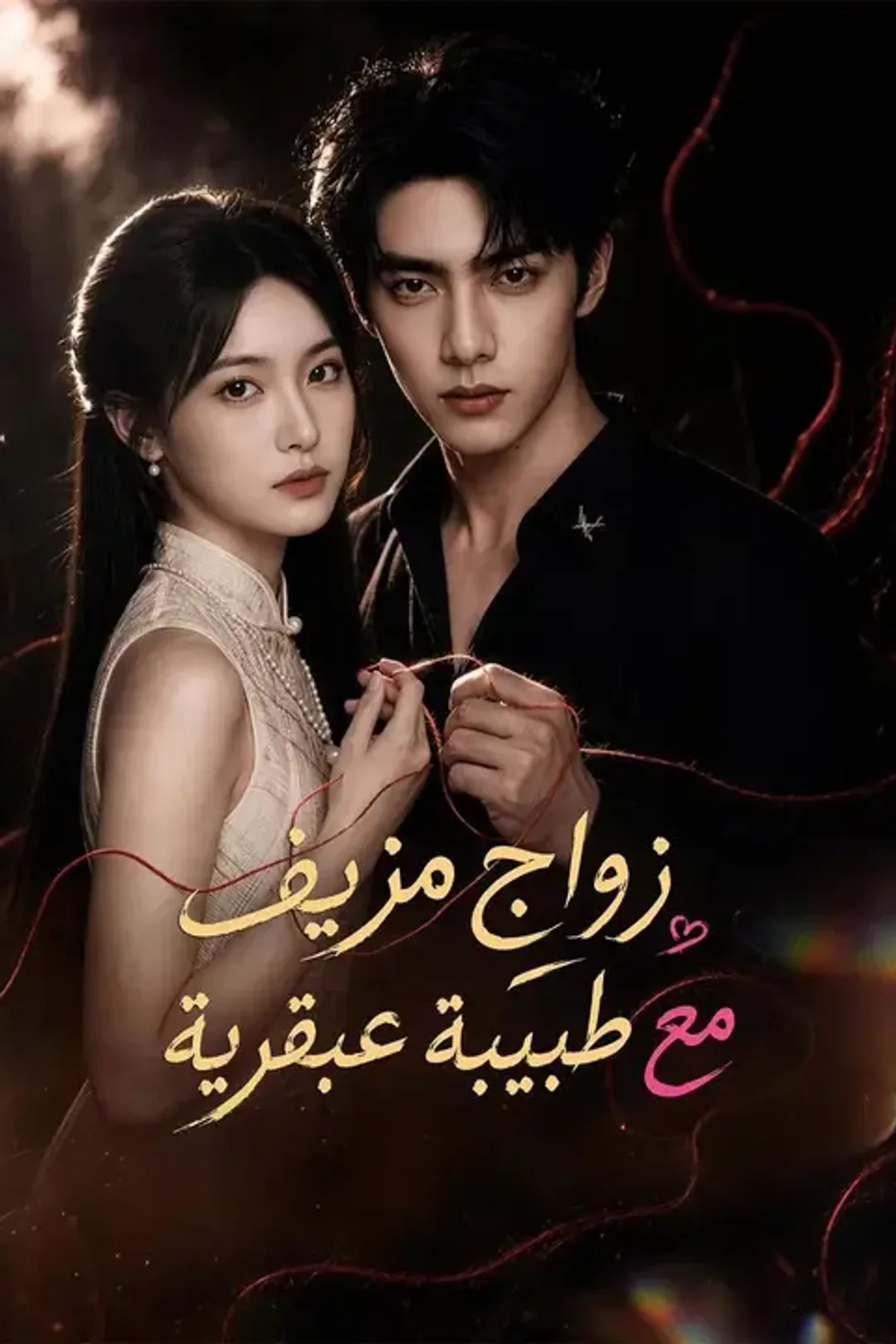 ملصق مسلسل «زواج مزيف مع طبيبة عبقرية»