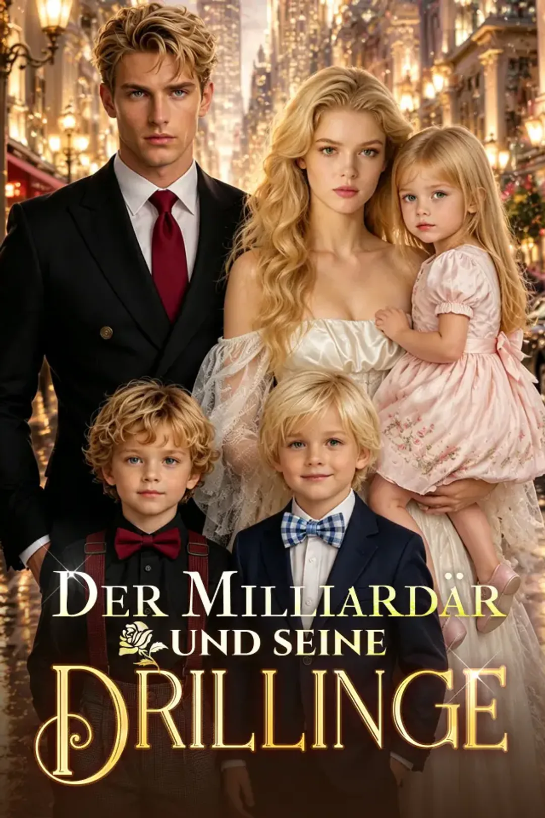 Poster von Der Milliardär und seine Drillinge