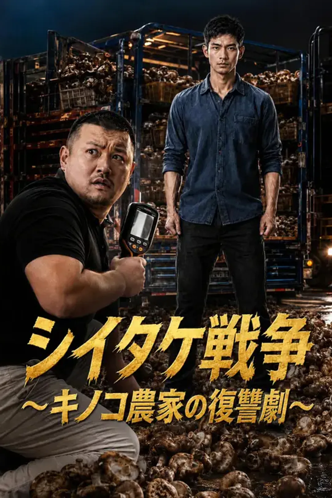 シイタケ戦争～キノコ農家の復讐劇～のポスター