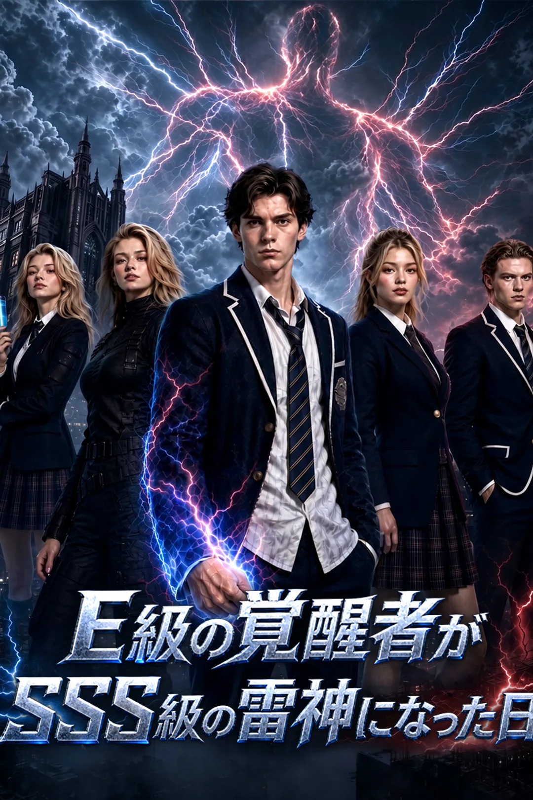 E級の覚醒者が、SSS級の雷神になった日のポスター