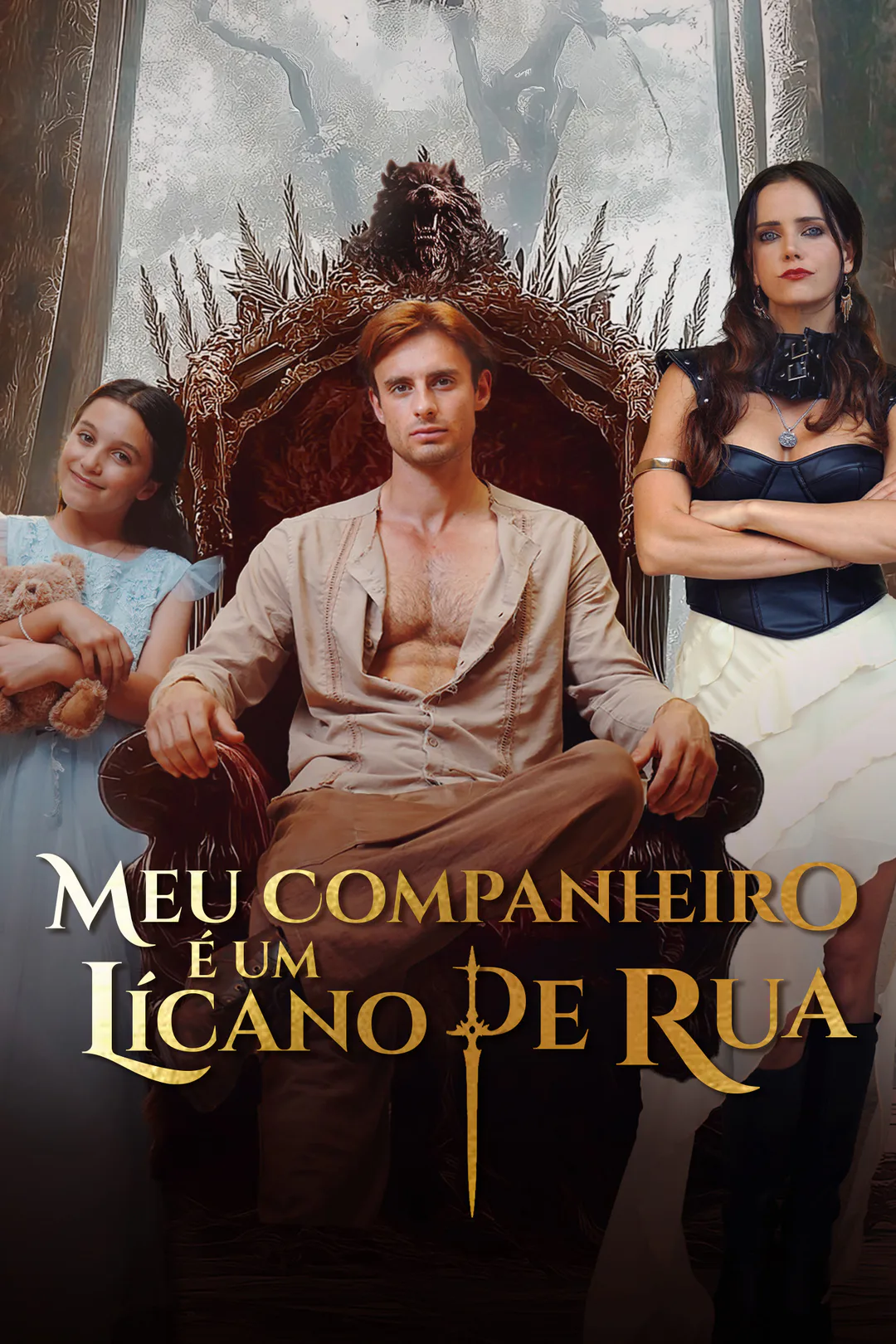 Pôster de Meu Companheiro é um Lícano de Rua