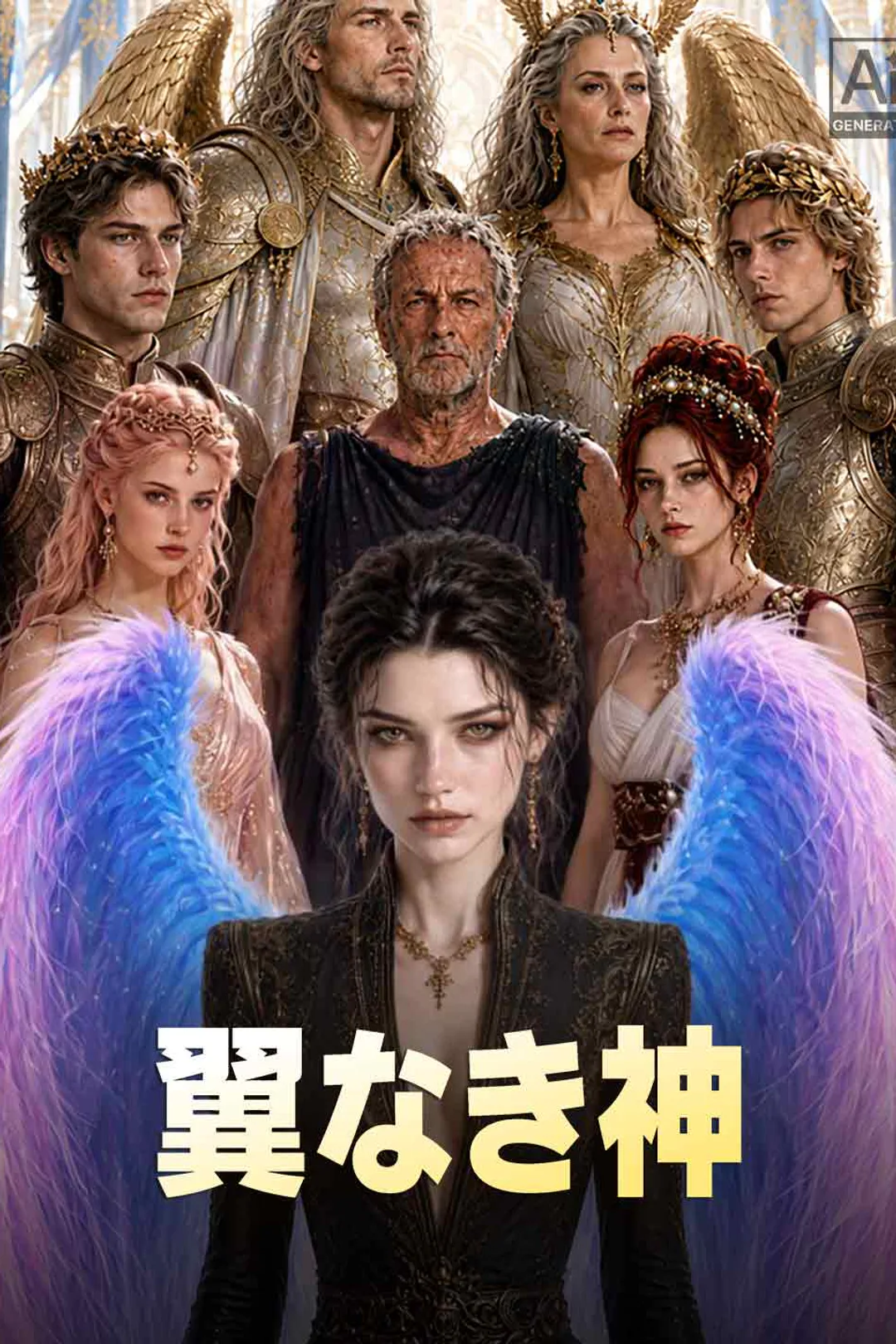 翼なき神のポスター