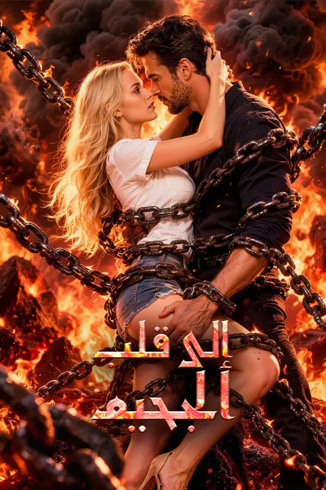 ملصق مسلسل «إلى قلب الجحيم»
