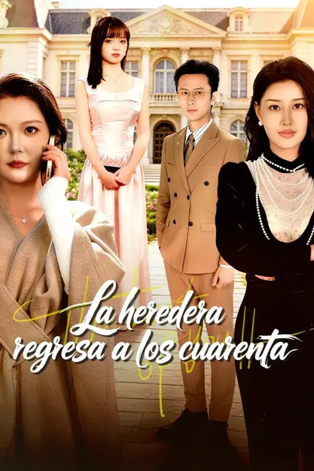 Póster de La heredera regresa a los cuarenta