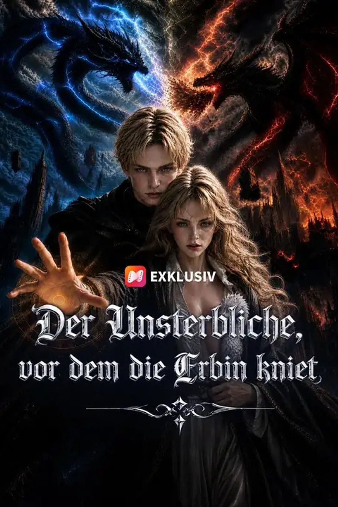 Poster von (Synchro) Der Unsterbliche, vor dem die Erbin kniet