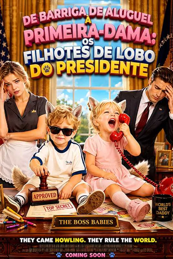 Pôster de De Barriga de Aluguel à Primeira-dama: Os Filhotes de Lobo do Presidente