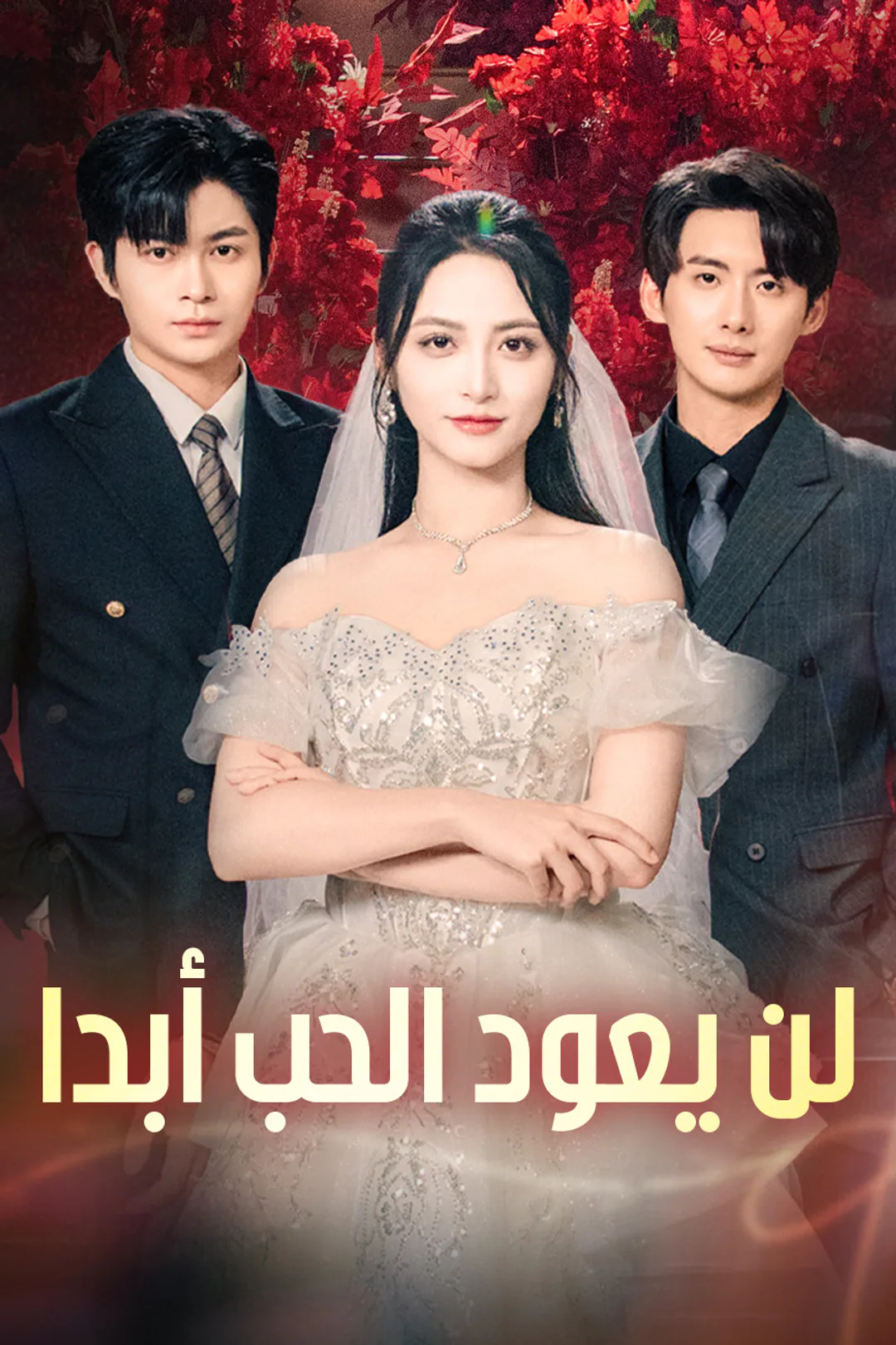 ملصق مسلسل «لن يعود الحب أبدا»