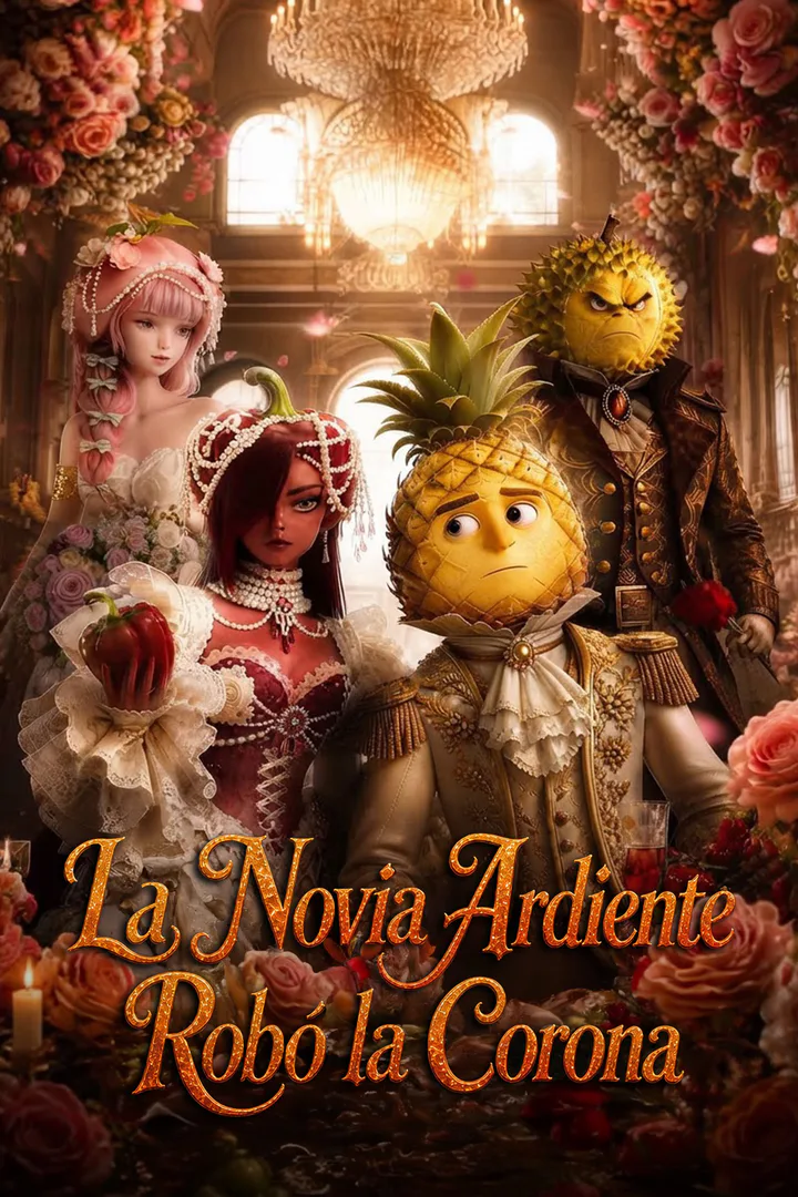 Póster de La Novia Ardiente Robó la Corona