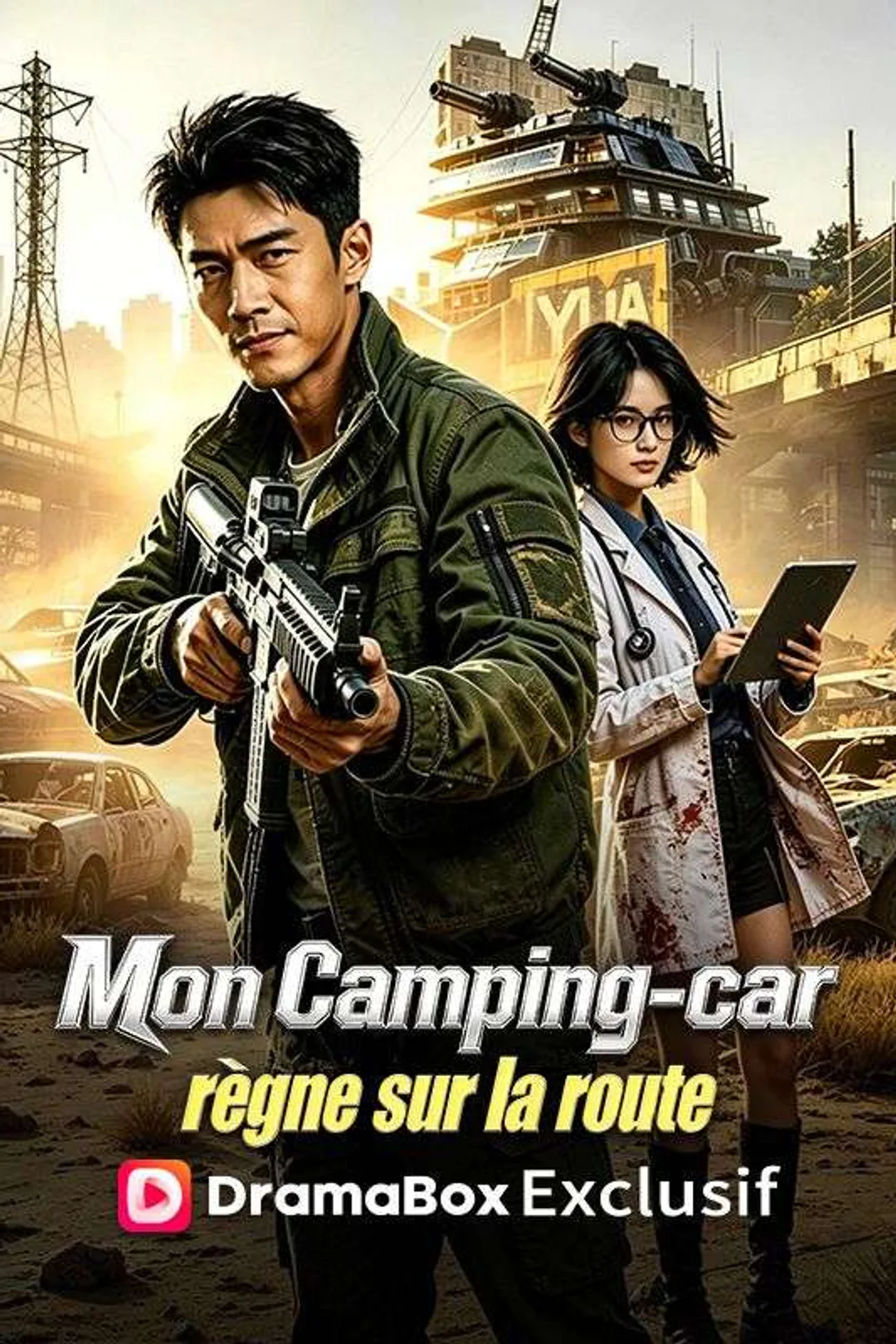 Affiche de Mon camping-car règne sur la route