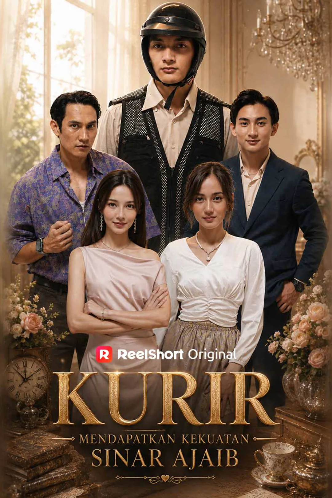 Poster Kurir Mendapatkan Kekuatan Sinar Ajaib