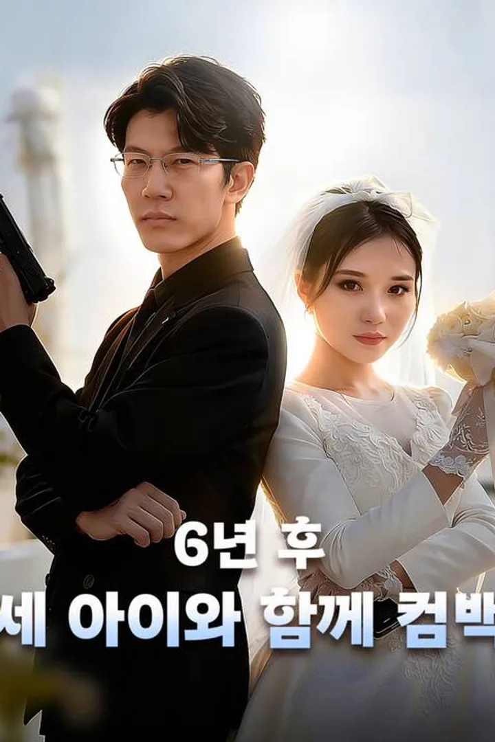 6년 후, 세 아이와 함께 컴백 포스터