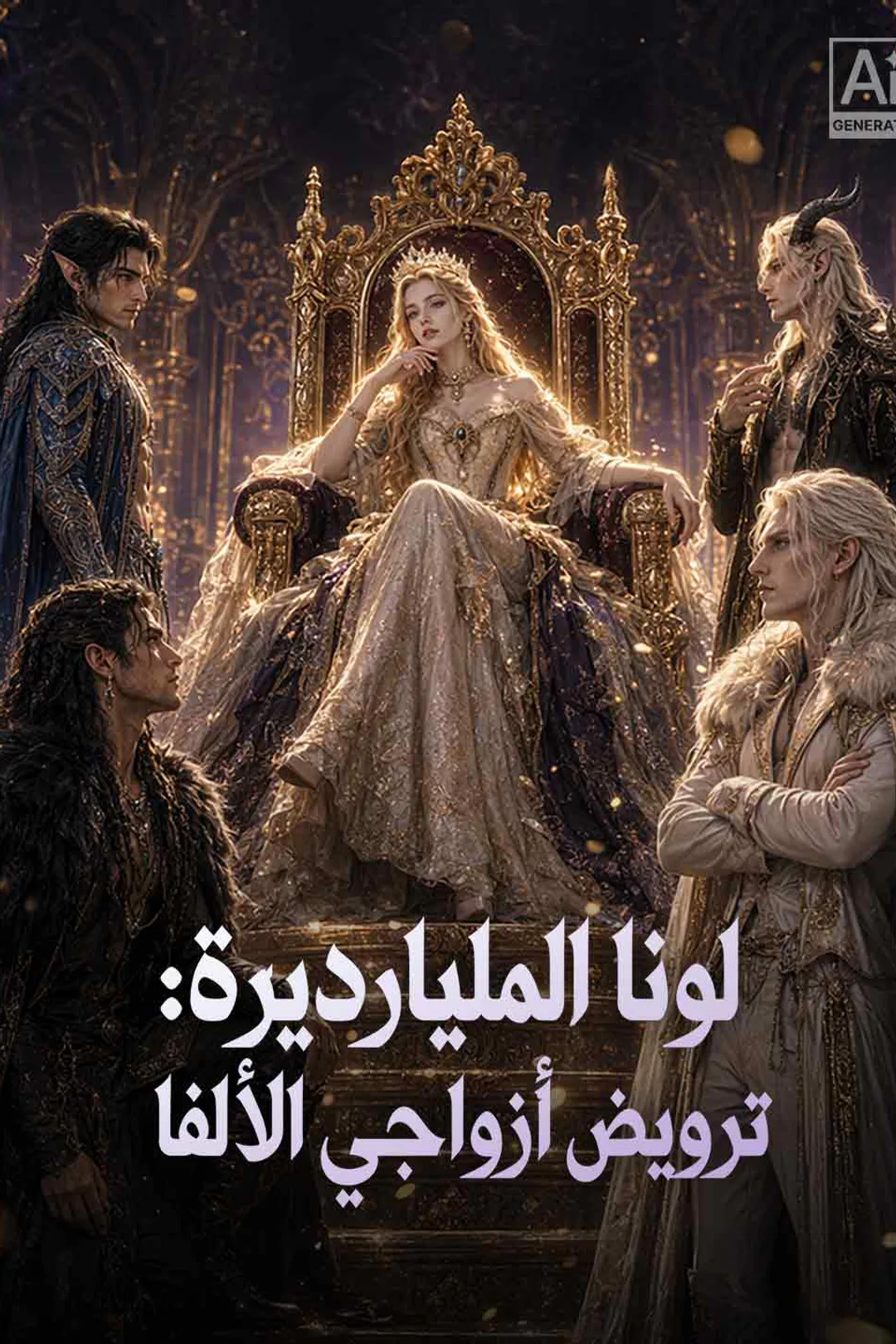 ملصق مسلسل «لونا المليارديرة: ترويض أزواجي الألفا»