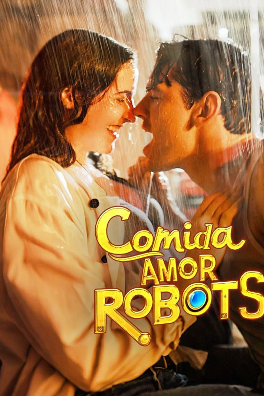 Póster de Comida, amor, robots