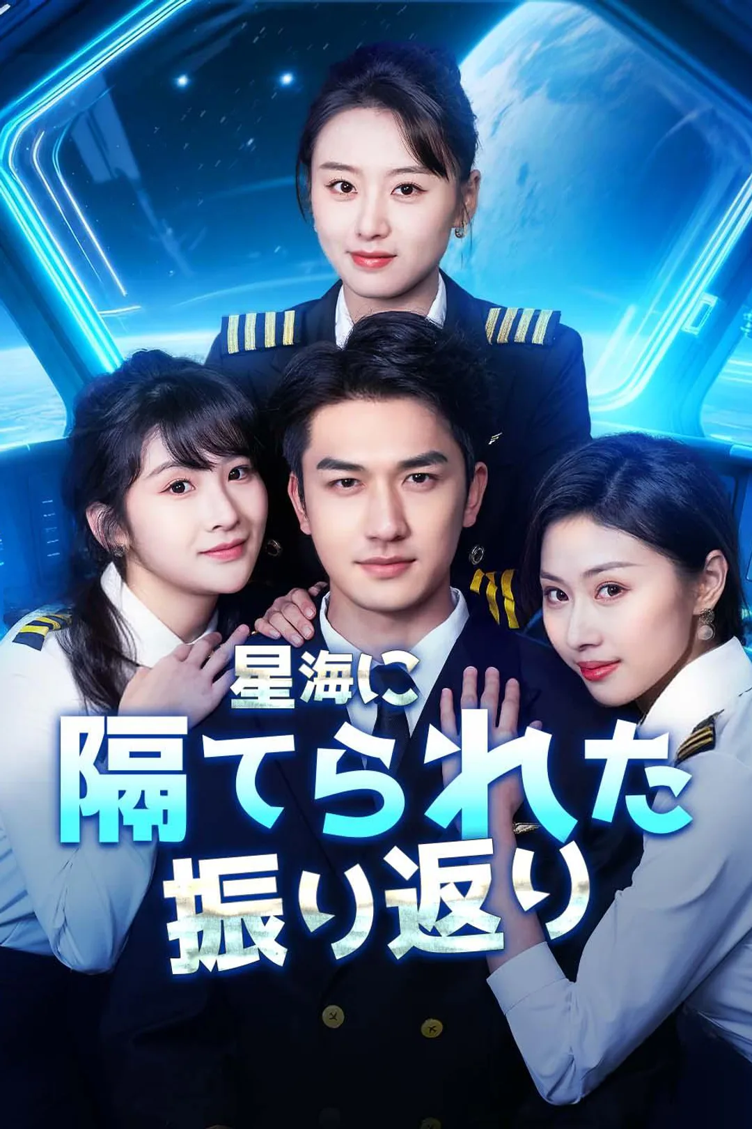 星海に隔てられた振り返りのポスター