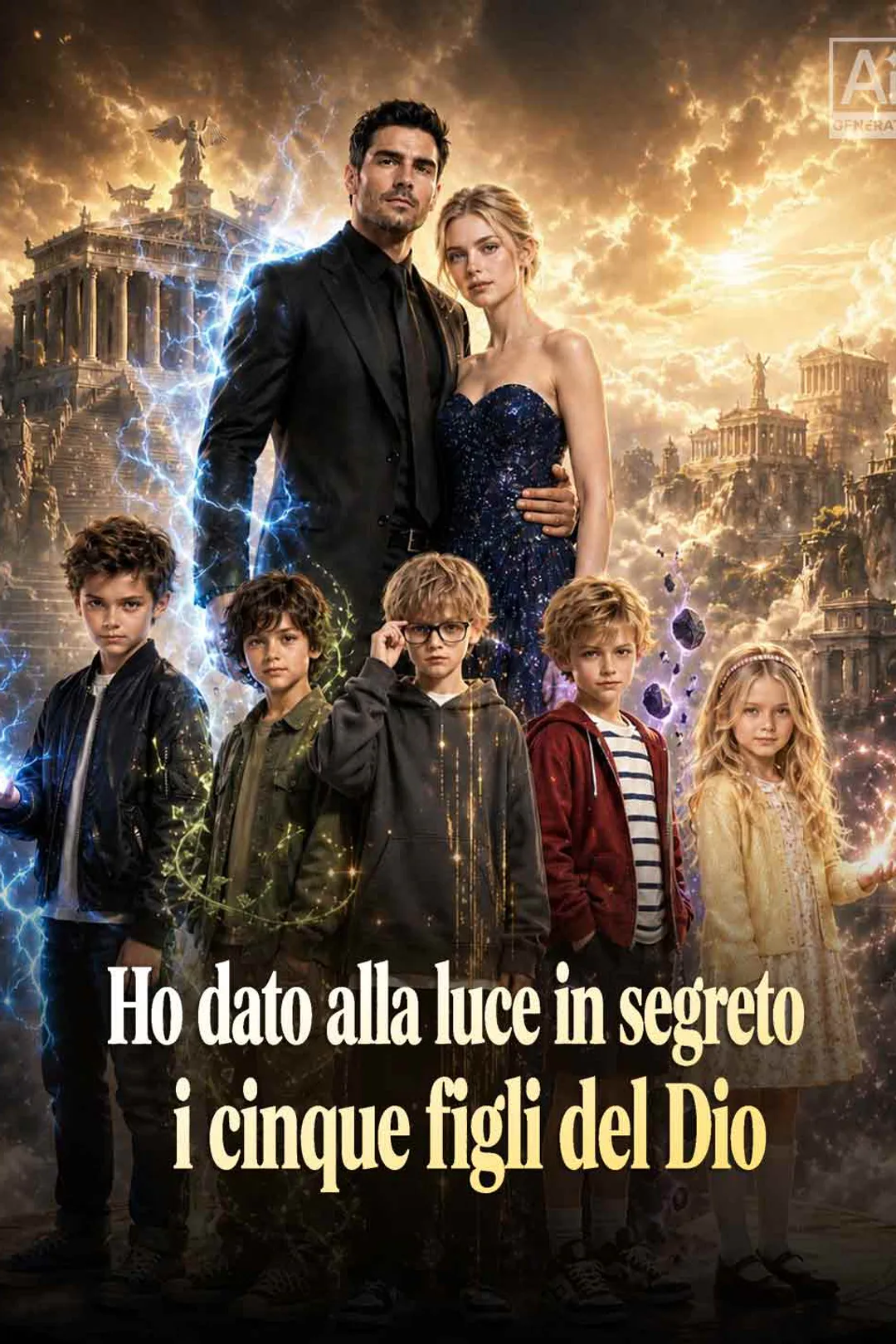 Locandina di Ho dato alla luce in segreto i cinque figli del Dio