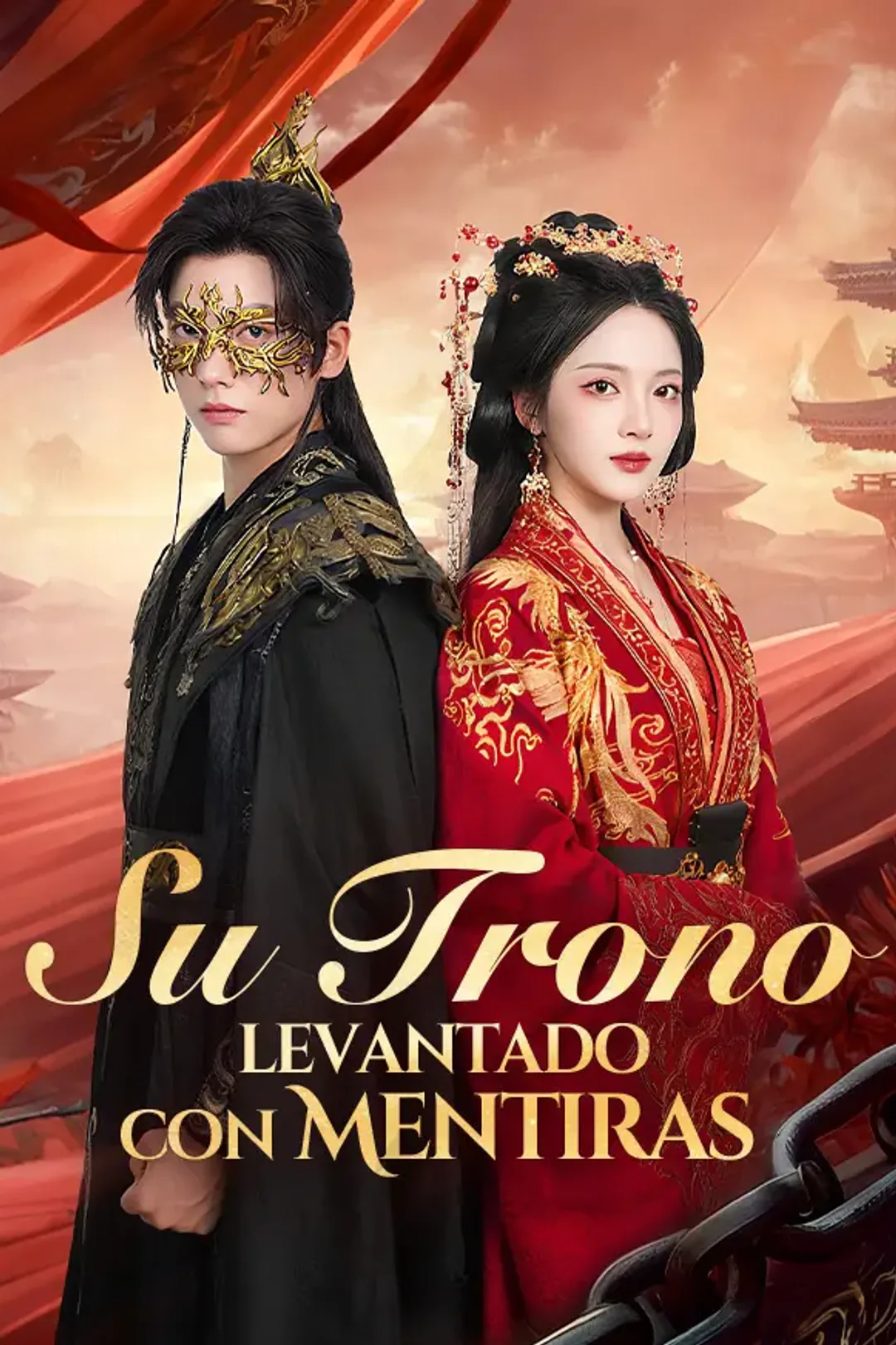 Póster de Su Trono Levantado con Mentiras