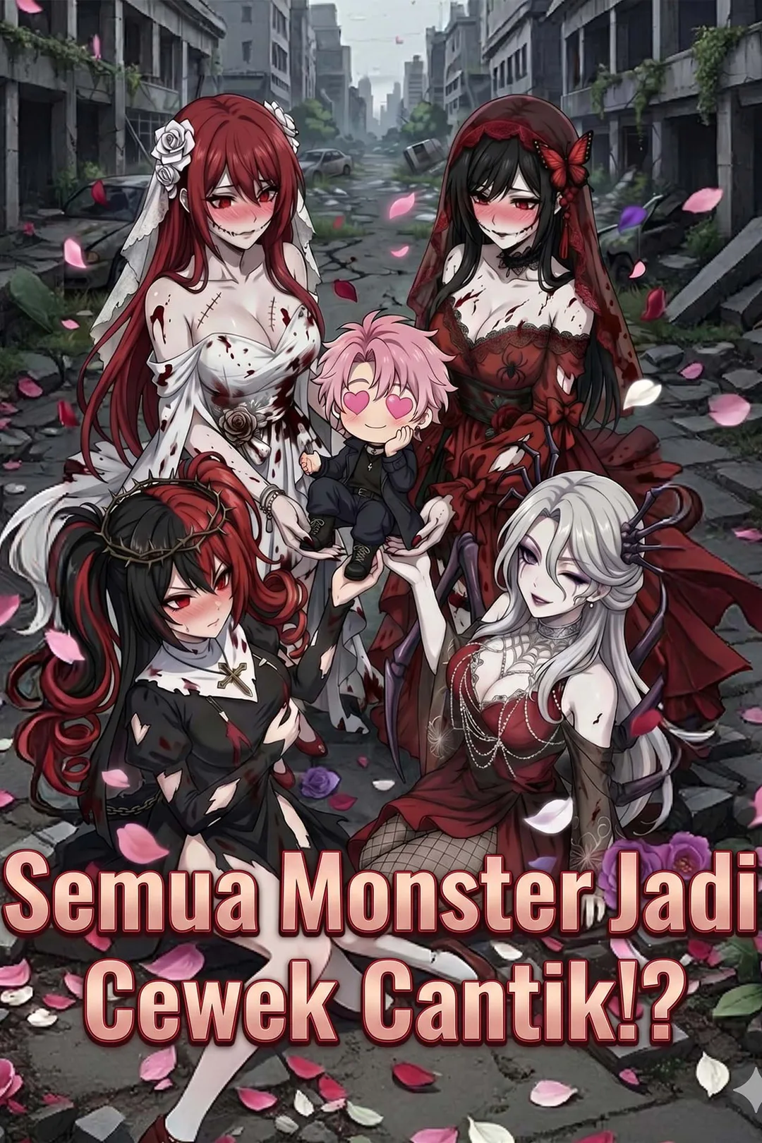 Poster Semua Monster Jadi Cewek Cantik!?