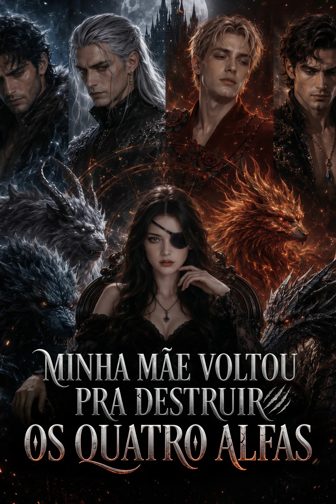 Pôster de Minha Mãe Voltou pra Destruir os Quatro Alfas