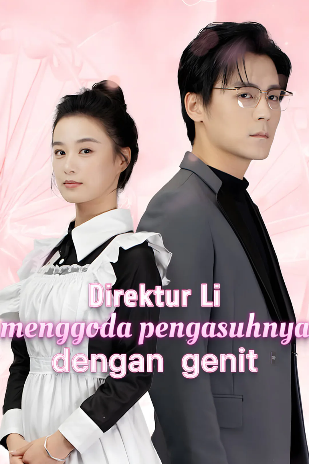 Poster Direktur Li menggoda pengasuhnya dengan genit