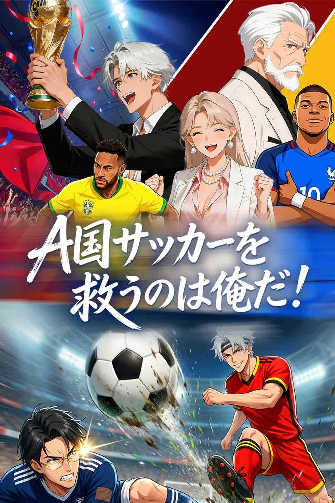 A国サッカーを救うのは俺だ！のポスター