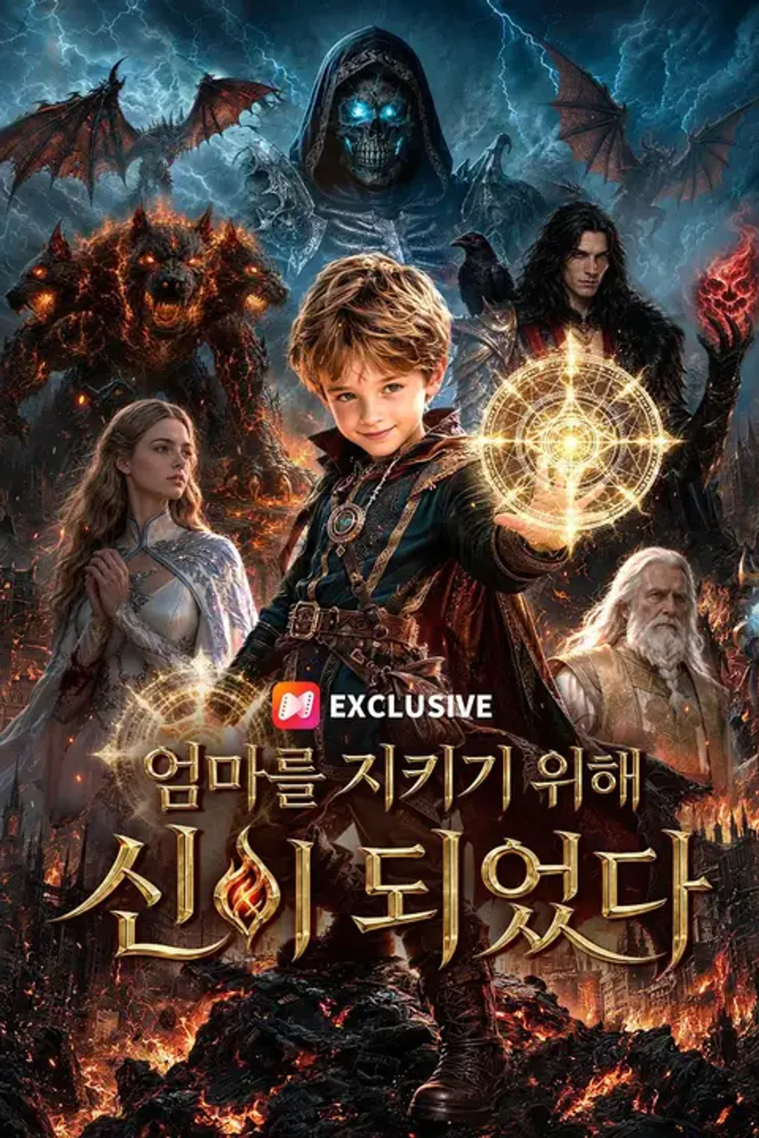 엄마를 지키기 위해 신이 되었다 포스터
