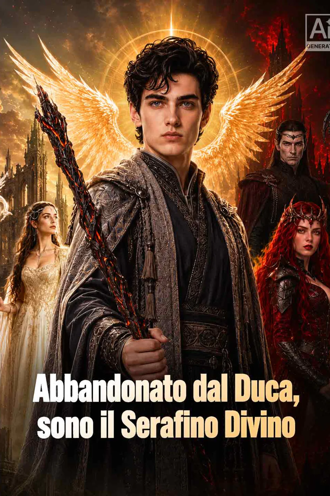 Locandina di Abbandonato dal Duca, sono il Serafino Divino