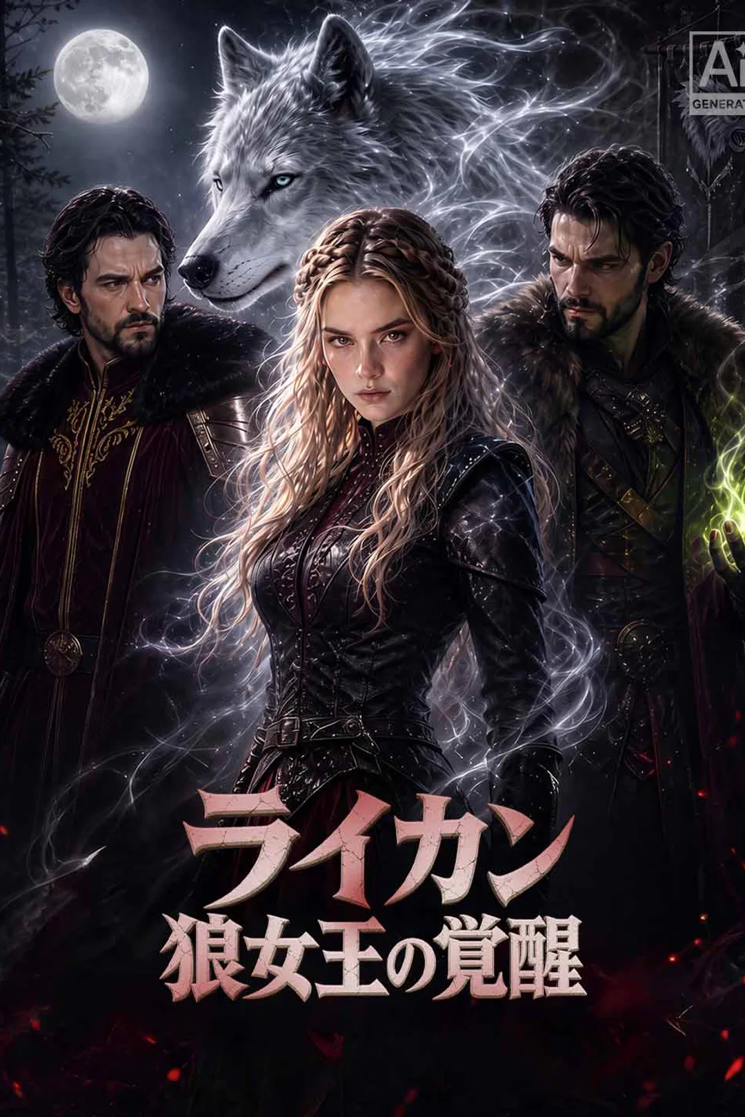 ライカン狼女王の覚醒のポスター