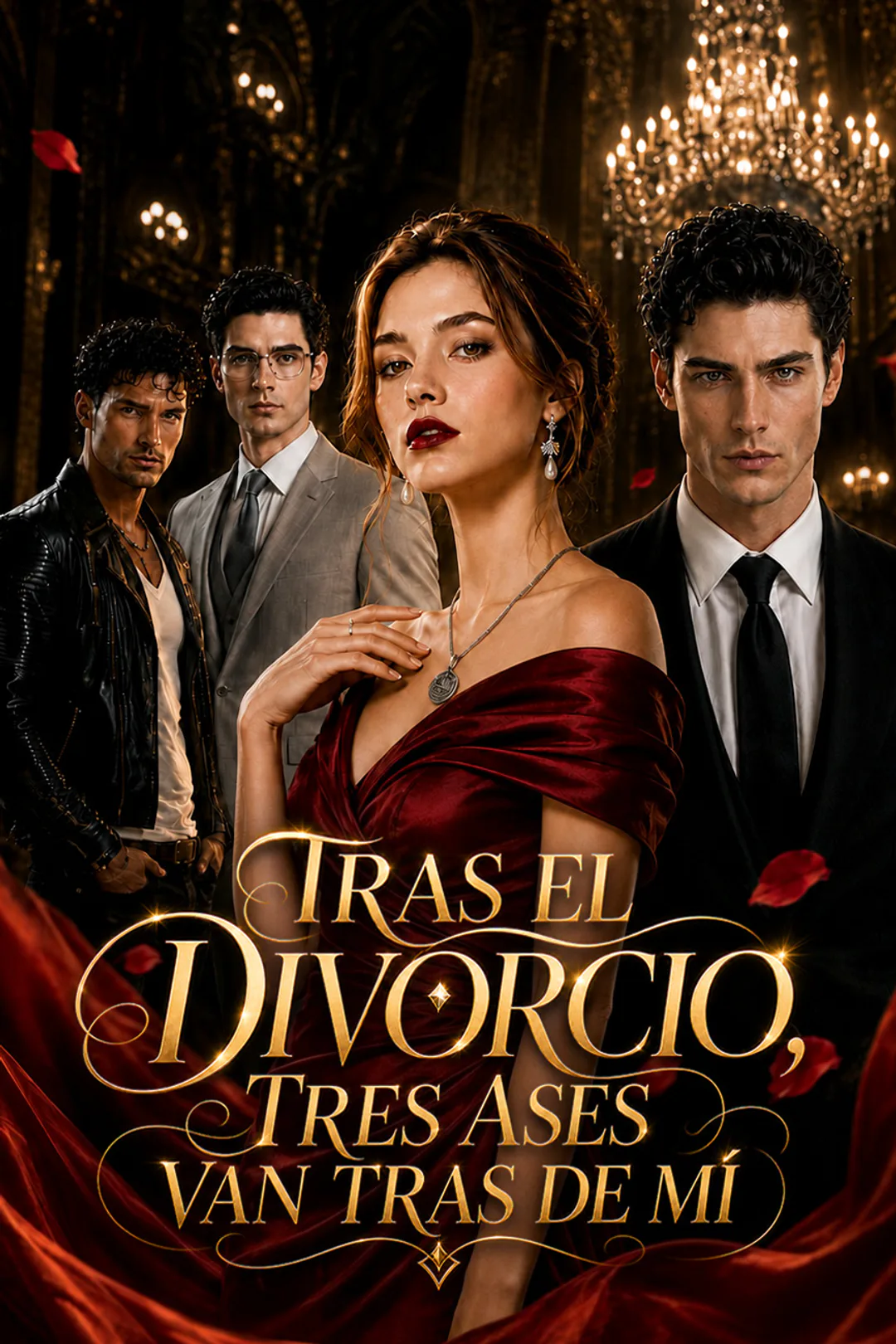 Póster de Tras el divorcio, tres ases van tras de mí