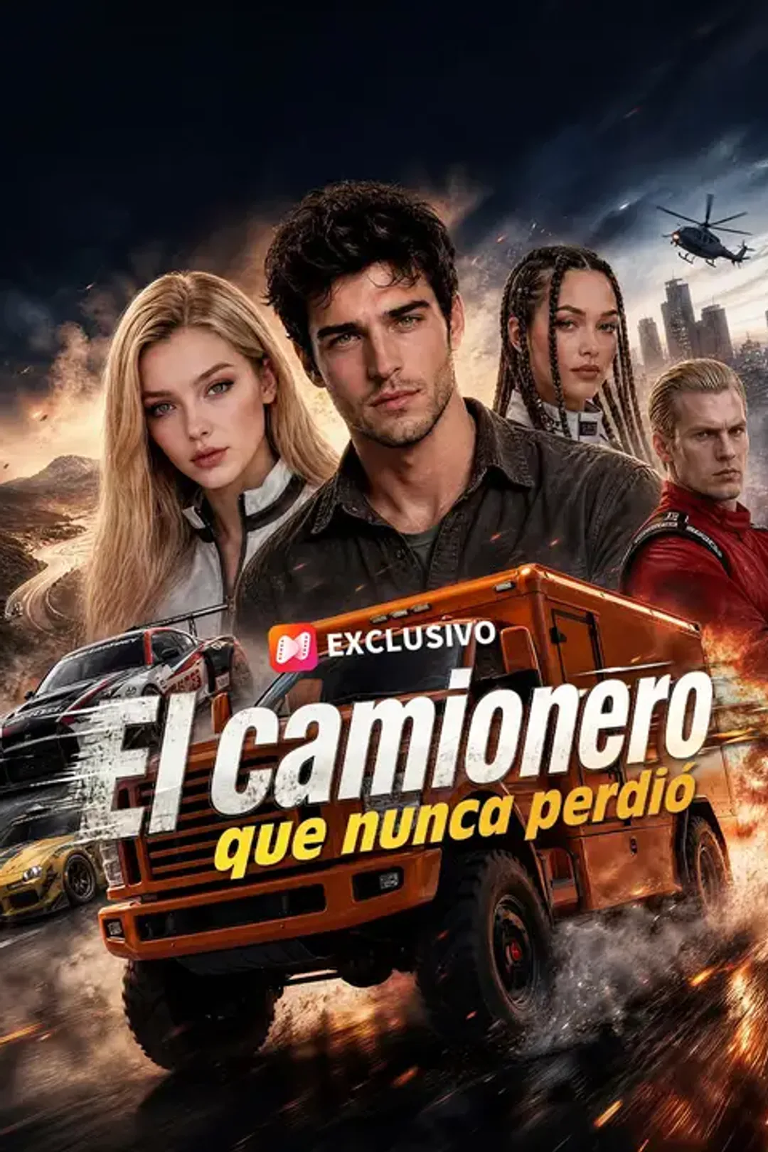 Póster de El camionero que nunca perdió