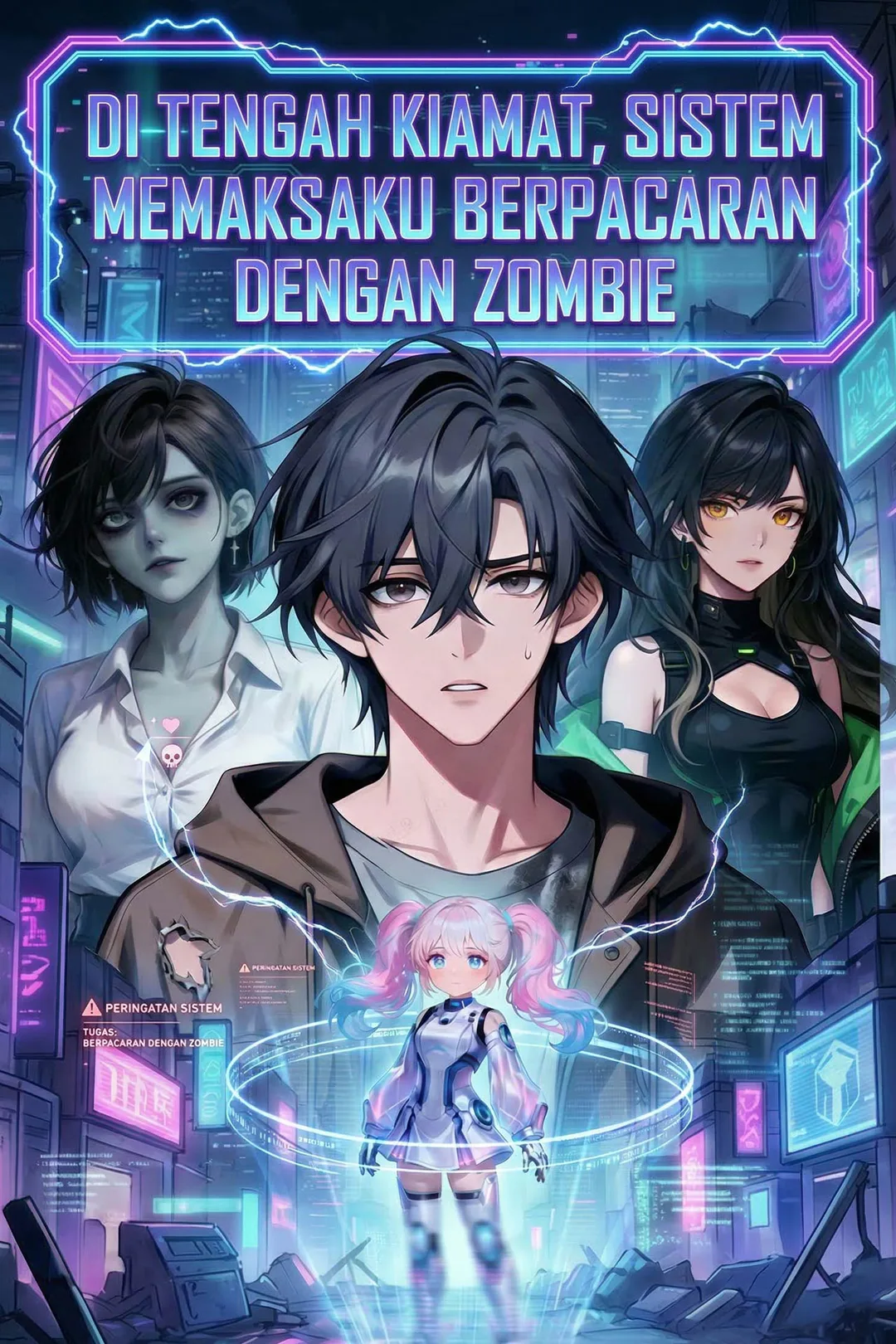 Poster Di Tengah Kiamat, Sistem Memaksaku Berpacaran dengan Zombie