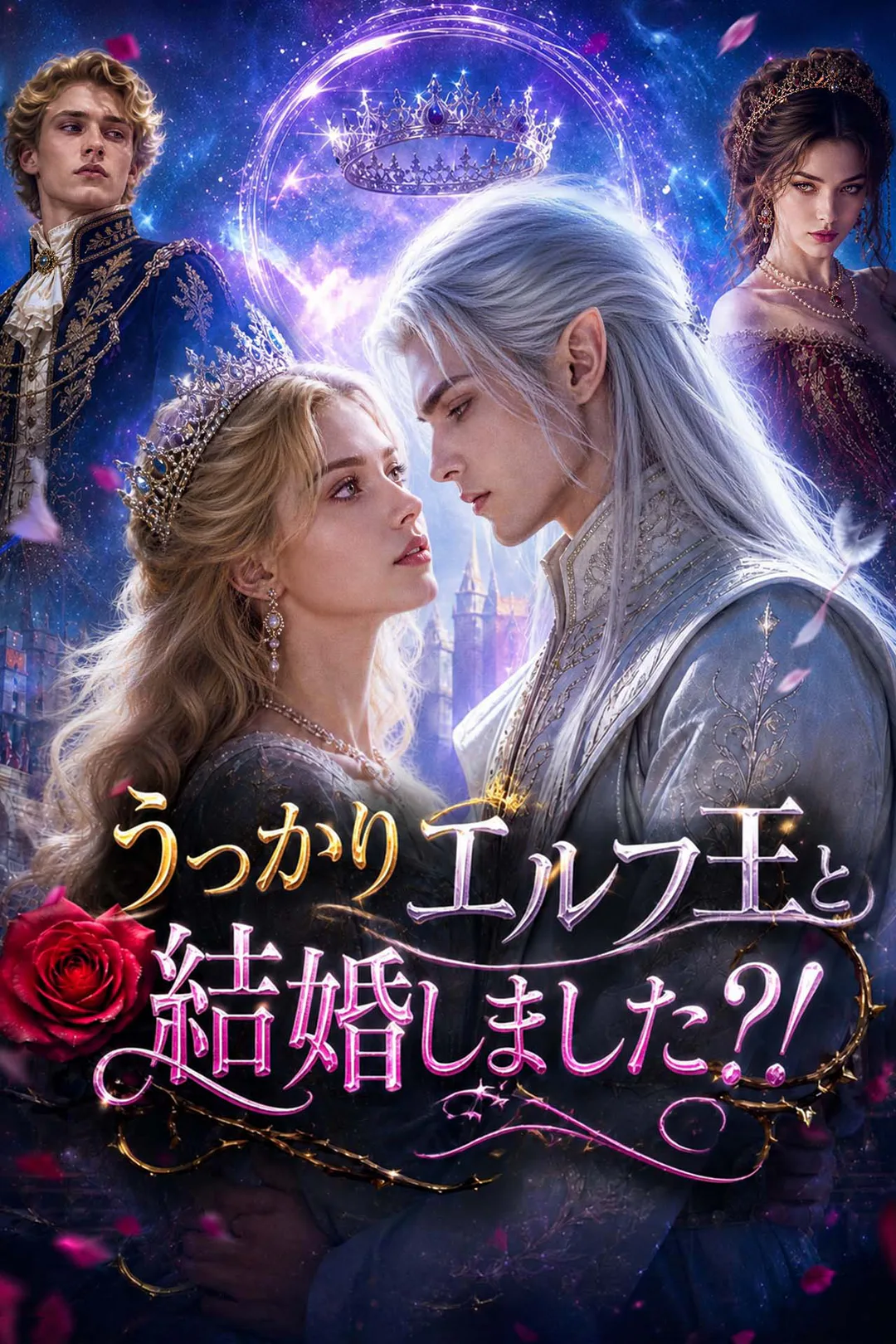 うっかりエルフ王と結婚しました?!のポスター