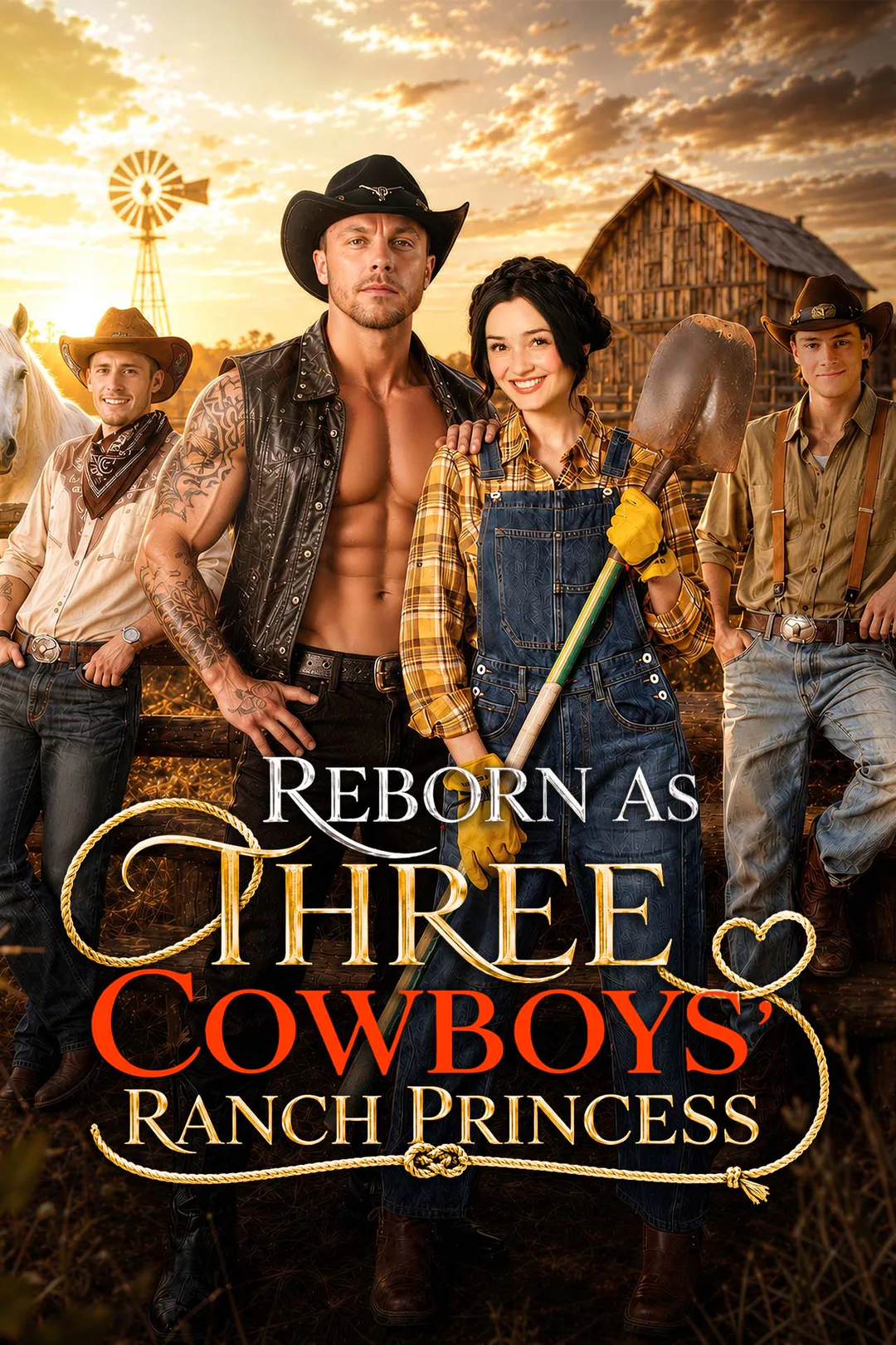 Reborn as Three Cowboys' Ranch Princess poster
