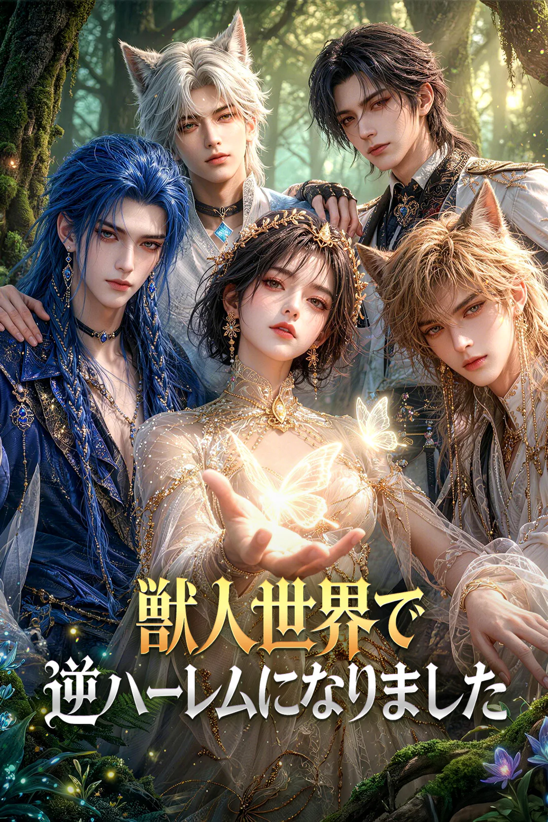 獣人世界で逆ハーレムになりましたのポスター