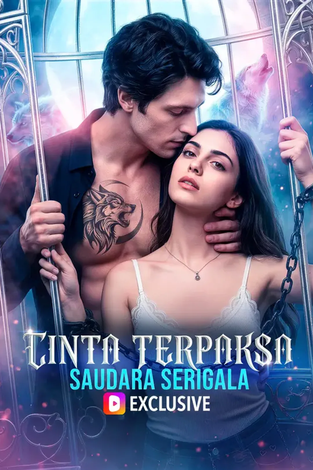 Poster Cinta Terpaksa Saudara Serigala