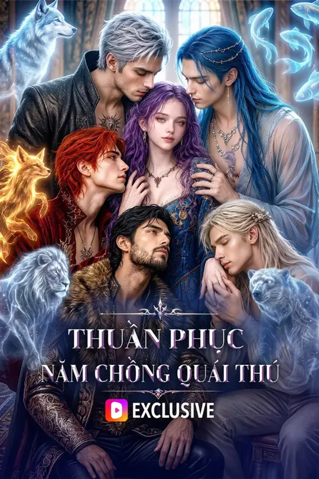 Poster phim Thuần Phục Năm Chồng Quái Thú(Phiên bản lồng tiếng)