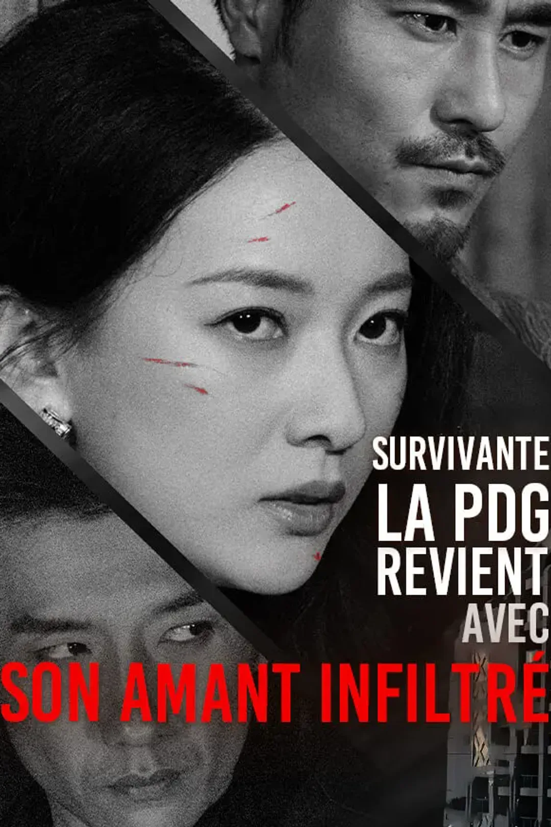 Affiche de Survivante, la PDG revient avec son amant infiltré