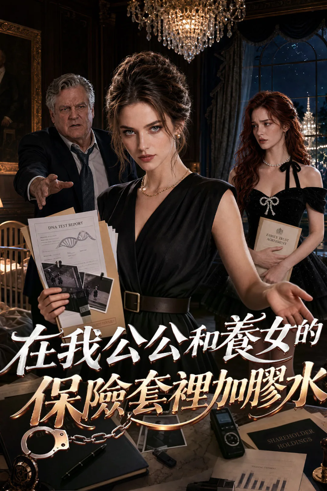 《在我公公和養女的保險套裡加膠水》海報
