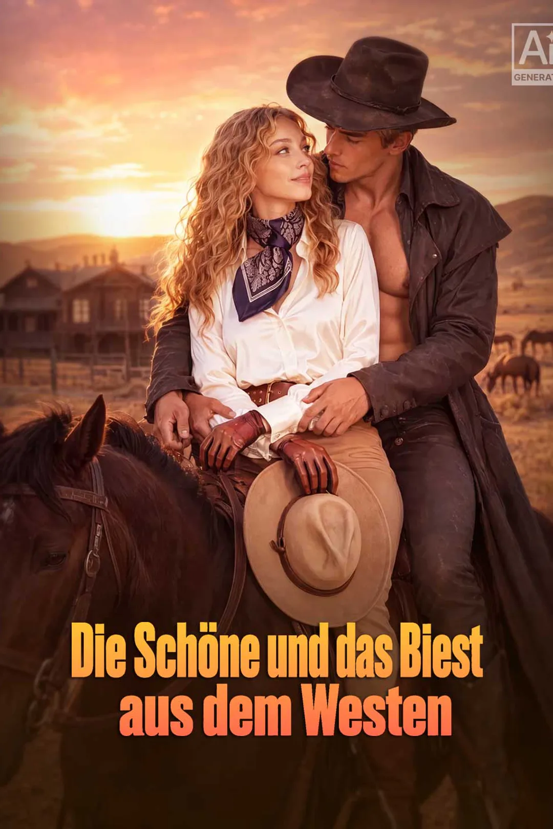 Poster von Die Schöne und das Biest aus dem Westen