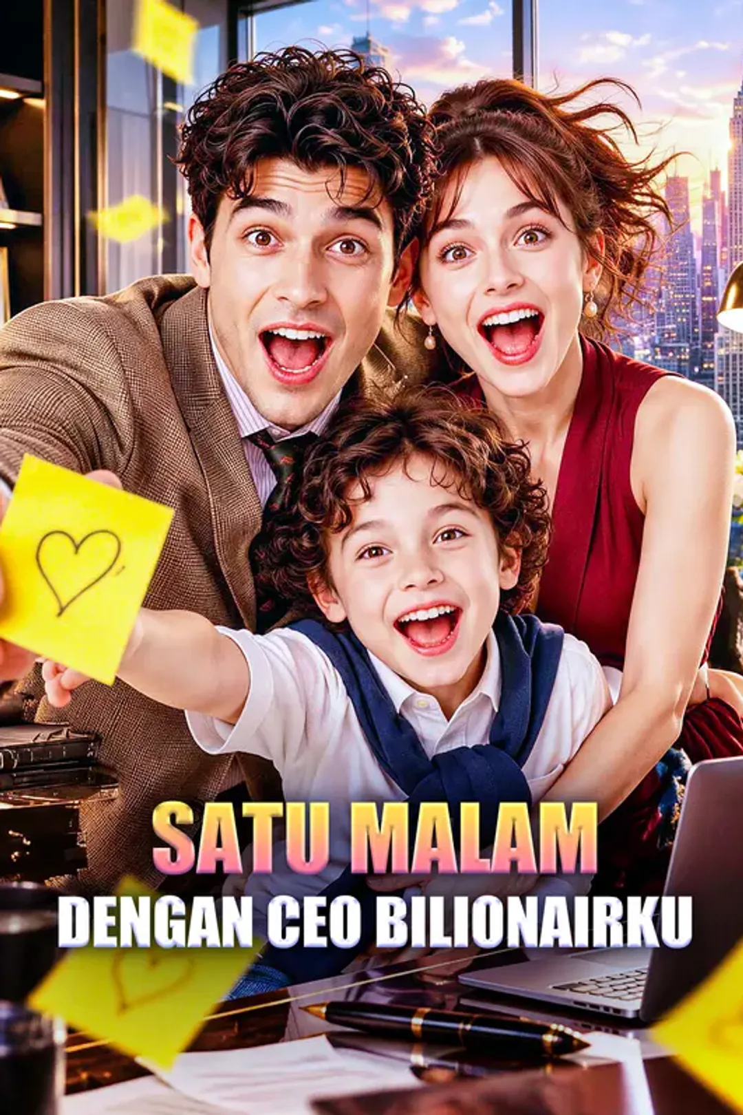 Poster Satu Malam dengan CEO Bilionairku