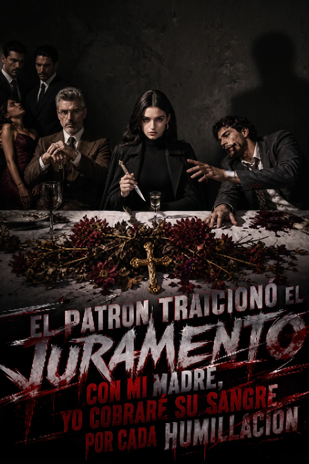 Póster de El patrón traicionó el juramento con mi madre, yo cobraré su sangre por cada humillación