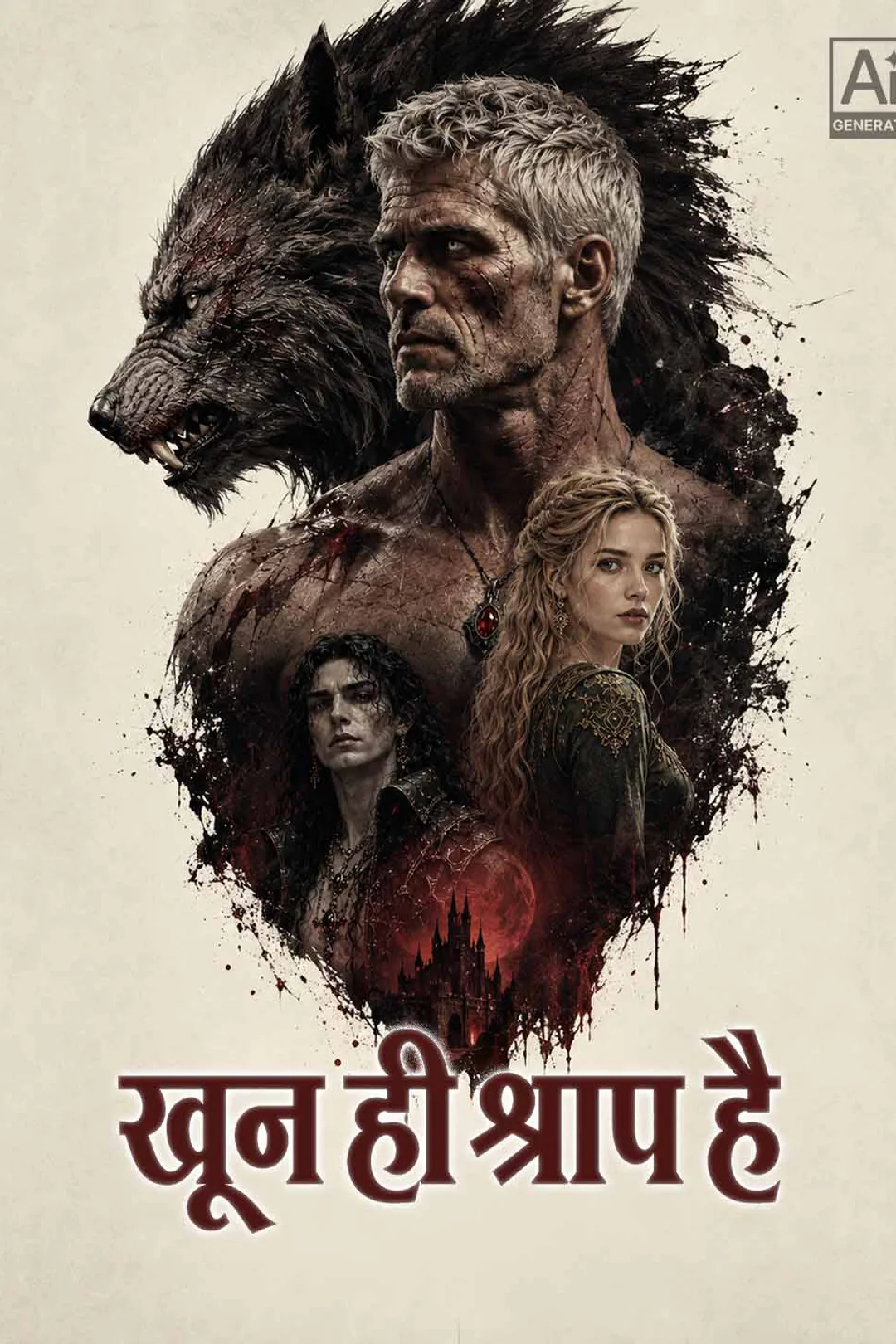 खून ही श्राप है का पोस्टर
