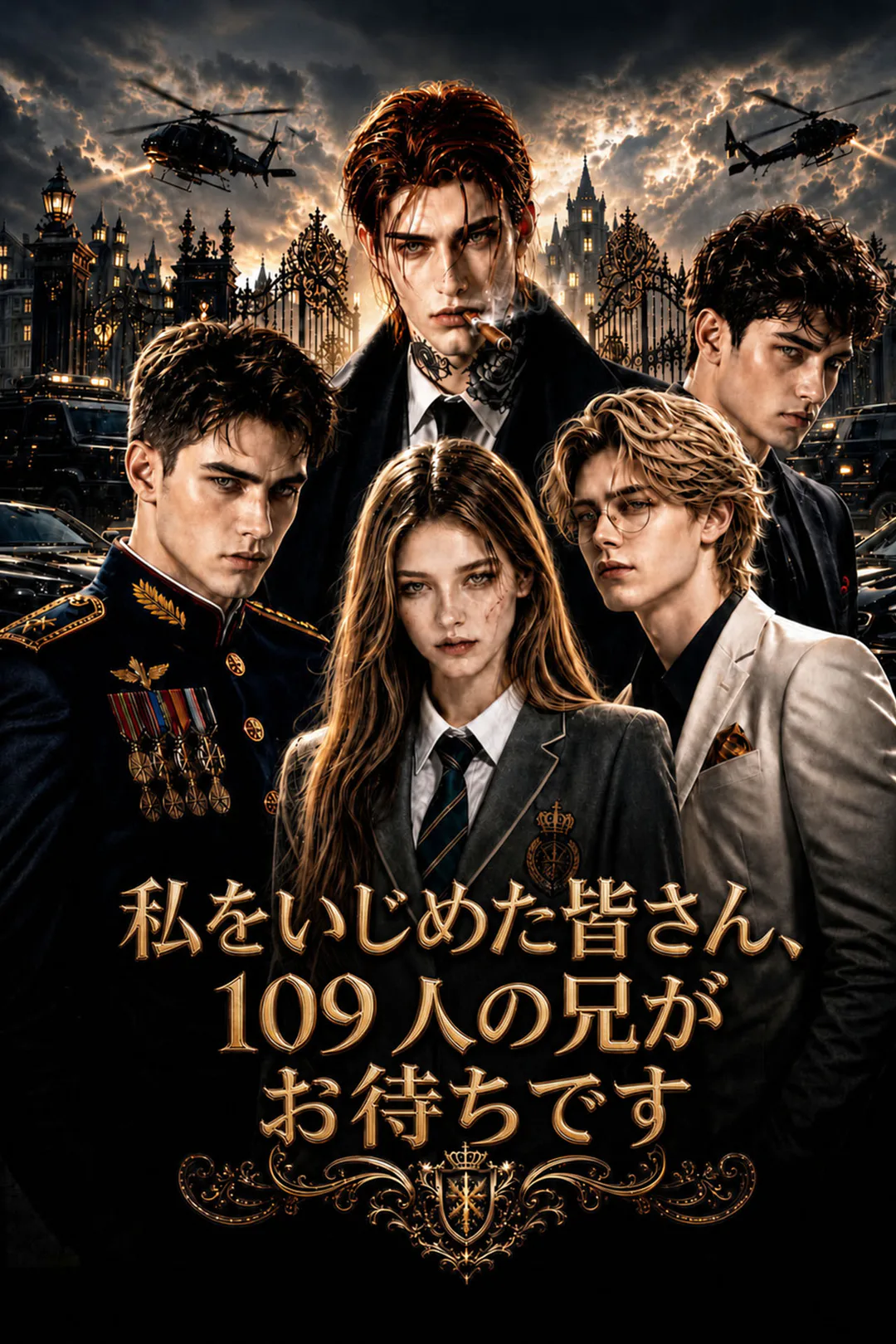 私をいじめた皆さん、109人の兄がお待ちですのポスター
