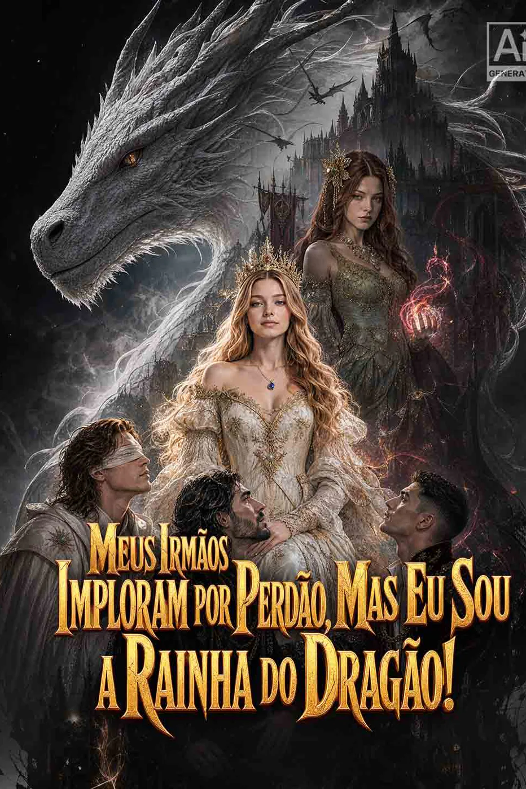 Pôster de Meus Irmãos Imploram por Perdão, Mas Eu Sou a Rainha do Dragão!