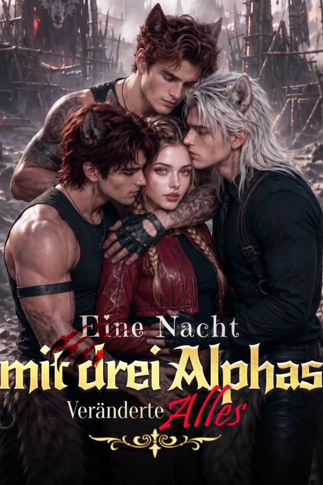 Poster von Eine Nacht mit drei Alphas veränderte alles