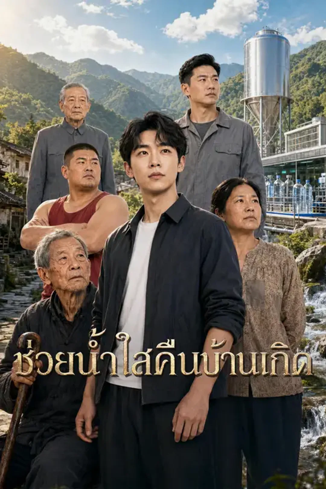 โปสเตอร์ ช่วยน้ำใสคืนบ้านเกิด