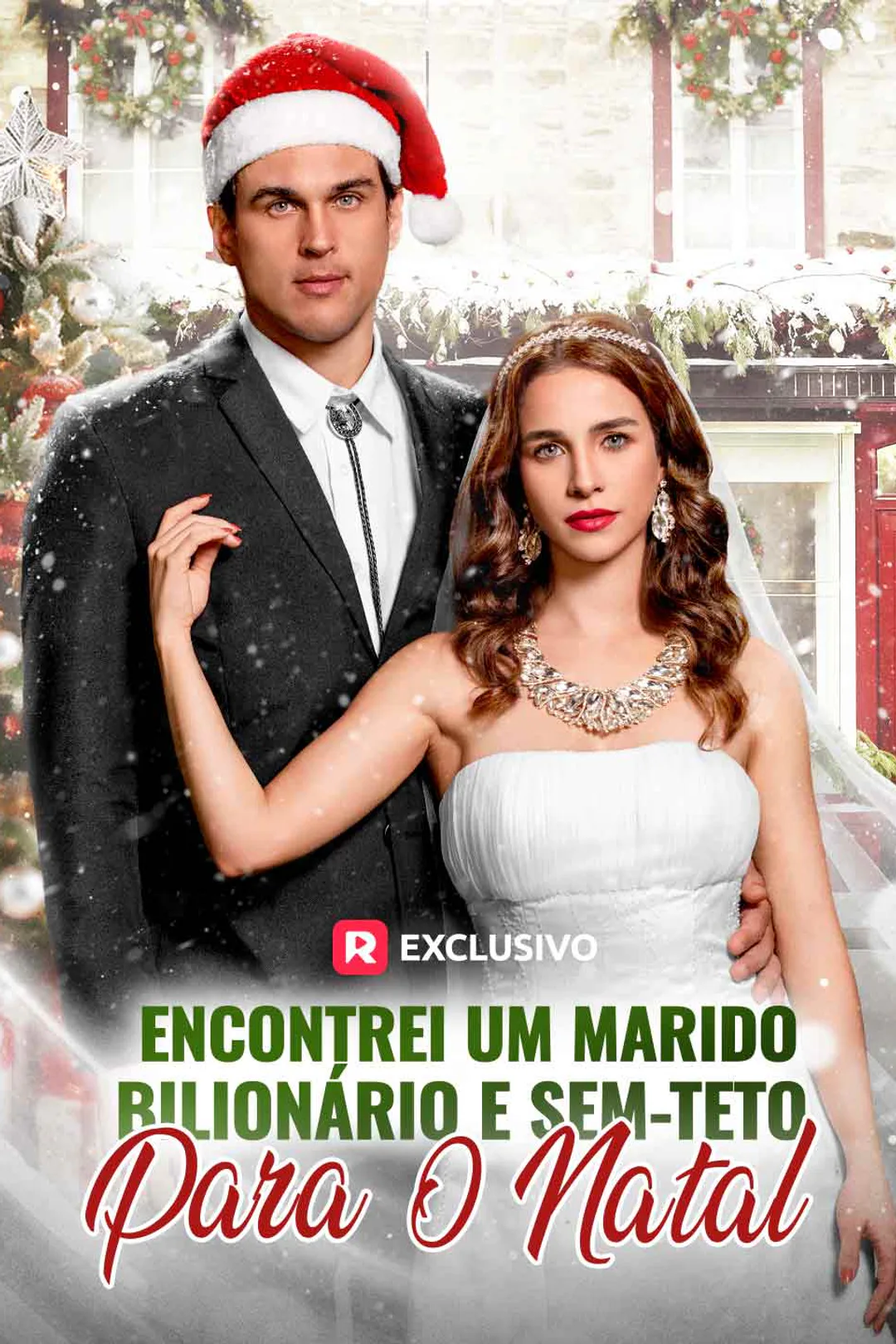 Pôster de Encontrei Um Marido Bilionário E Sem-Teto Para o Natal