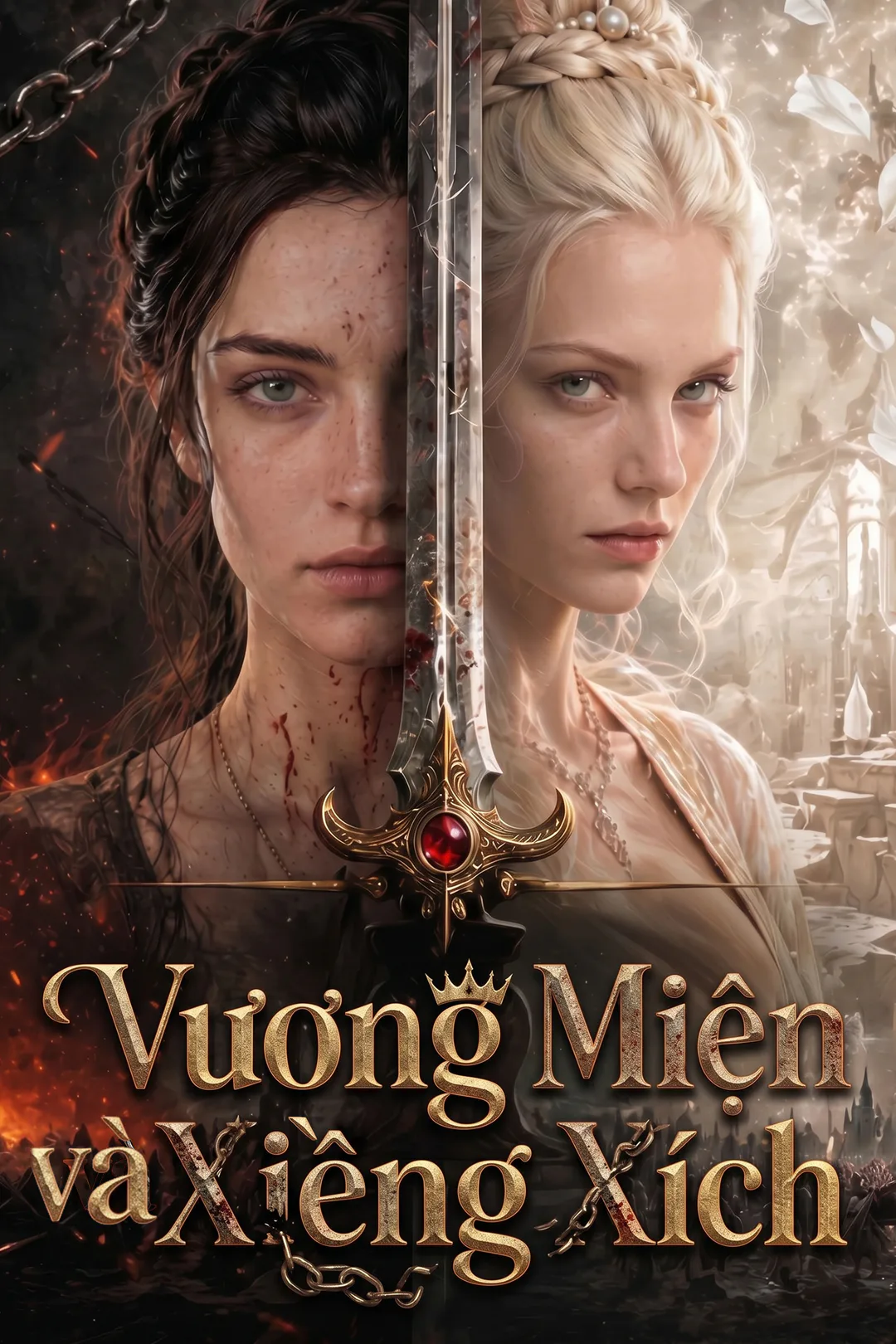 Poster phim Vương Miện và Xiềng Xích