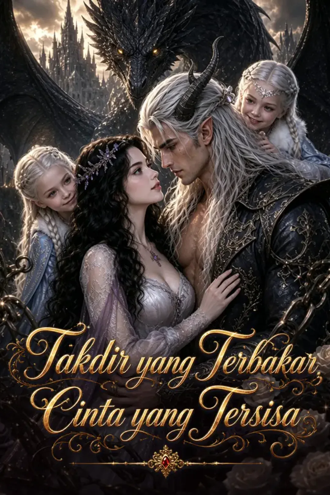 Poster Takdir yang Terbakar, Cinta yang Tersisa
