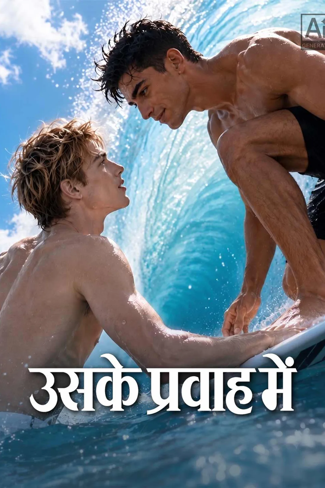 उसके प्रवाह में का पोस्टर